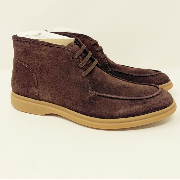 New George Brown Foster Suede Lace-Up Chukka Boots Tmoro - Picture 1 of 9